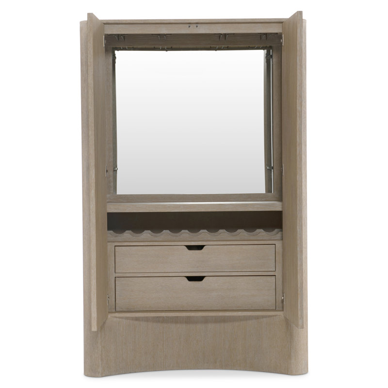 Loggia Solid Wood Bar Cabinet