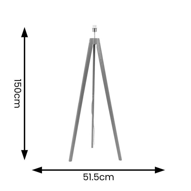 Byersville 150cm Tripod Floor Lamp
