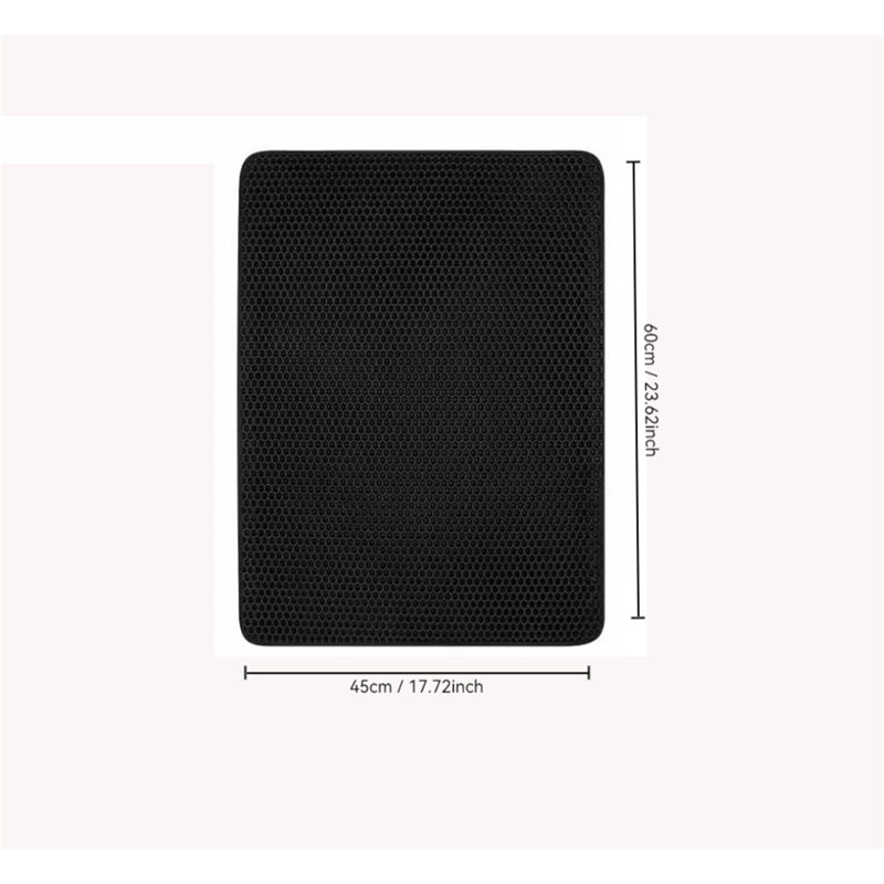 Plastic Litter Mat, 0.3" H x 23.62" W x 17.71" D