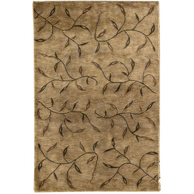 Tapis vert clair noué à la main de haute qualité