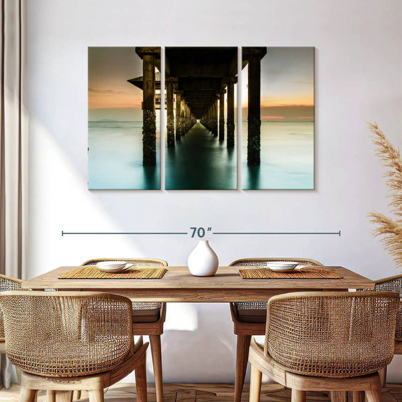 Quai de plage Aletra Thailande, H 36 po x l 57 po