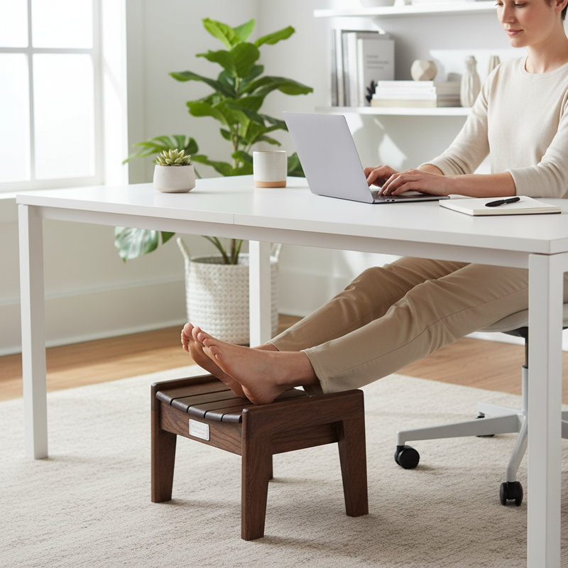 Tabouret courbé StoneCreek, Brun