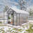 Gain Height Windproof Aluminum Greenhouse 8X14 FT With Polycarbonate Panels, Raised Base, And Anchor System For Year-Round Gardening-124683669