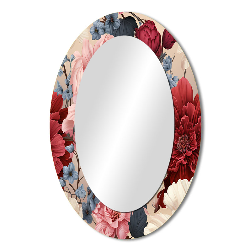 Miroir mural Renaissance multicolore, H 36 po x l 24 po