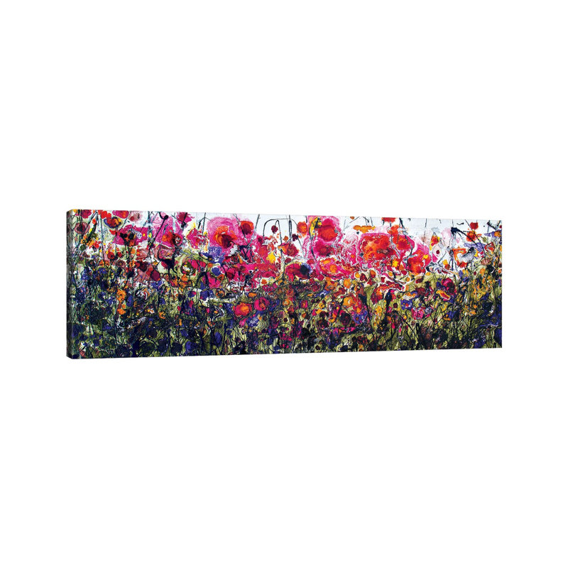 Italian Landscape X 1 Piece Panoramic Wall Art on Canvas, 30.48 cm H x 91.44 cm W x 1.91 cm D, Wrapped Canvas