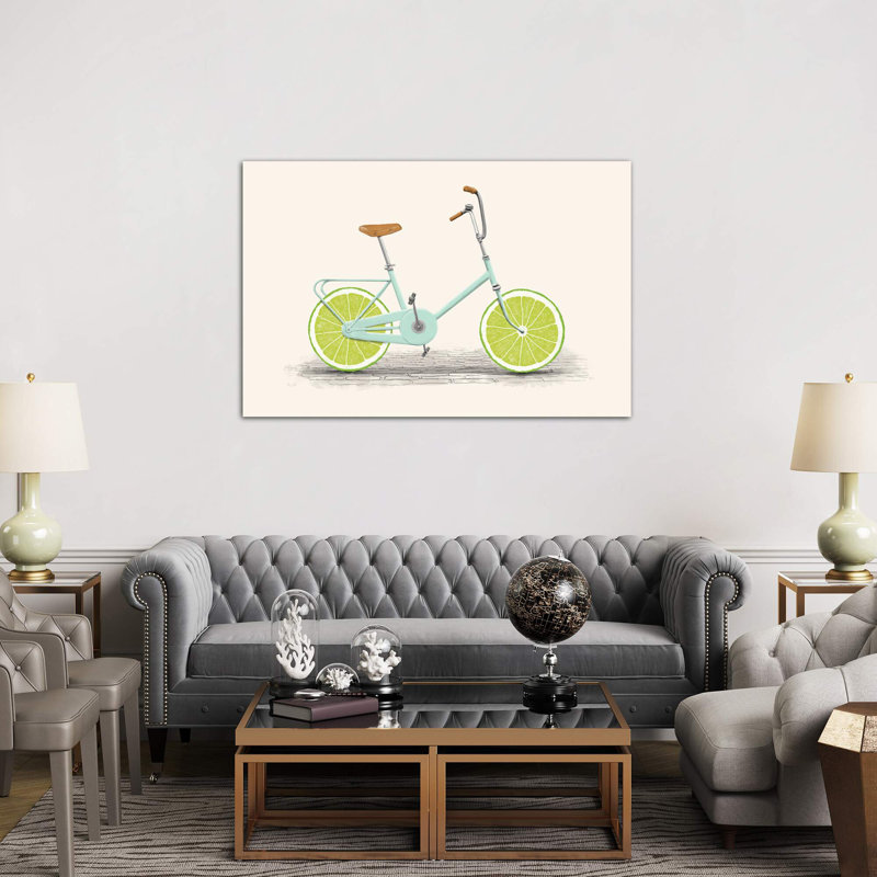 Acid by Florent Bodart - Print on Canvas, White Framed, 101.6 cm H x 66.04 cm W