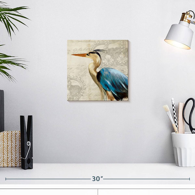 Brampt Heron II, 10" H x 10" W