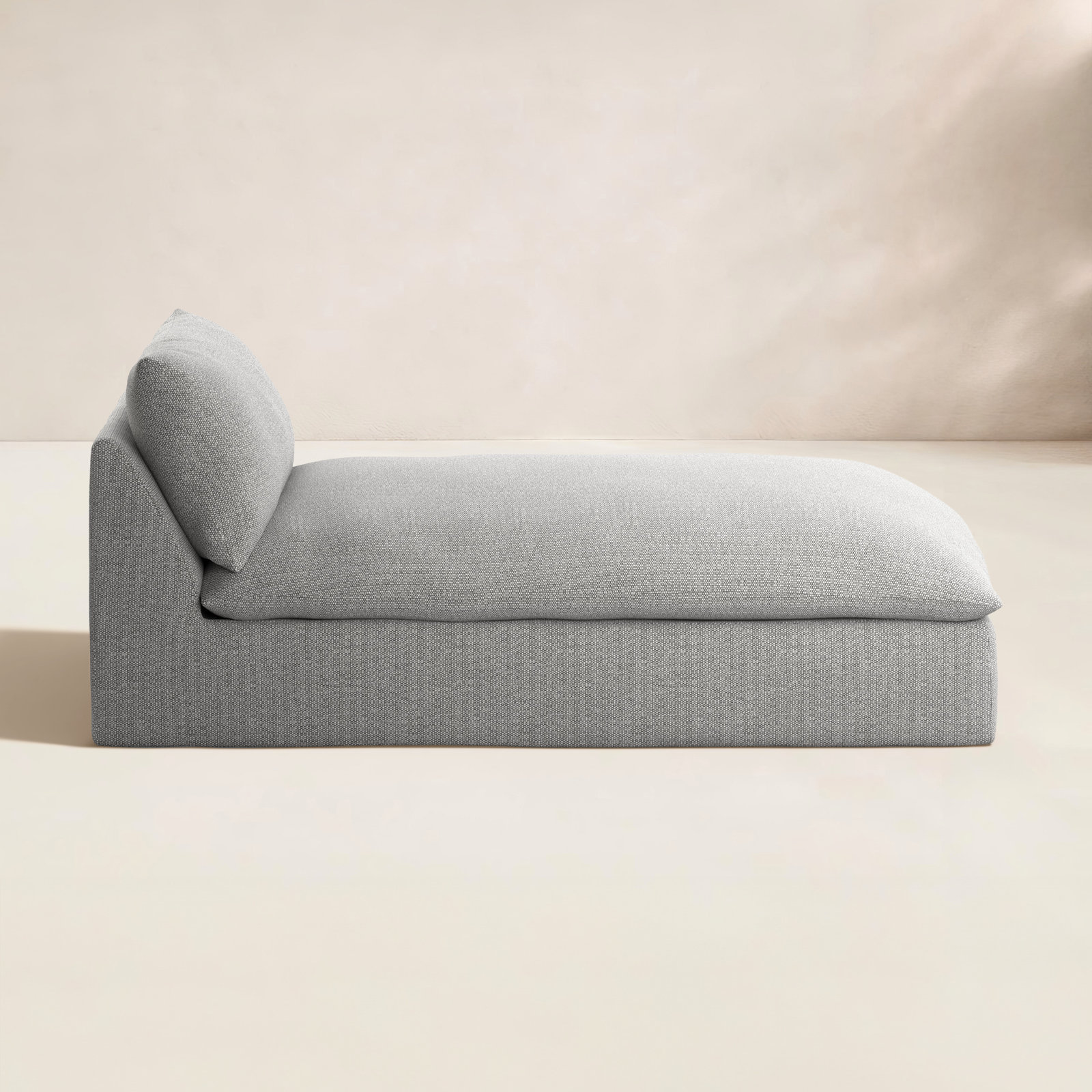 Argent 37'' Outdoor Chaise Lounge, Ash