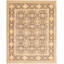 Tapis en laine beige/brun 9 pi 10 po x 12 pi 4 po one-of-kind à la main-noué la 2010 ushak Styrman