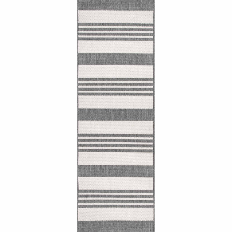 Altavista Striped Beige Indoor/Outdoor Rug