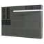 Grand lit escamotable mural avec canapé, tablettes USB et gris clair (VIEUX SKU: LP000764AAE)-1943638312-1943638318