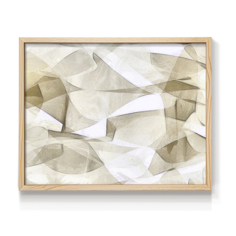 Mindfulness III -Framed Print - Restickable, 8" H x 10" W, Natural