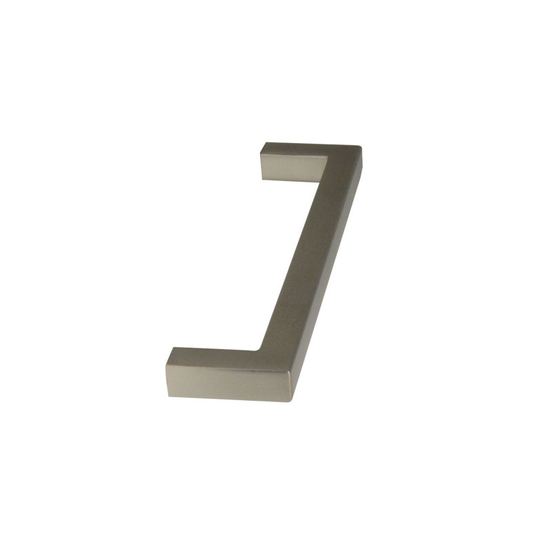 Poignée de meuble centrale 5 "Essex, Nickel brossé