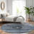 Machine Washable Indoor/Outdoor Xhevrie Blue Rug-306462827