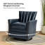 Fauteuil pivotant en cuir Arhianna-780247872