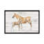 Cheval et poulain sur bois, impression sur toile tendue-20146221-72577500-72577501
