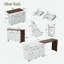 Mobile Kitchen Island With Extendable Dining Table, Trash Storage Cabinet, 3-tier Pull-out Spice Rack And Whee-189344985