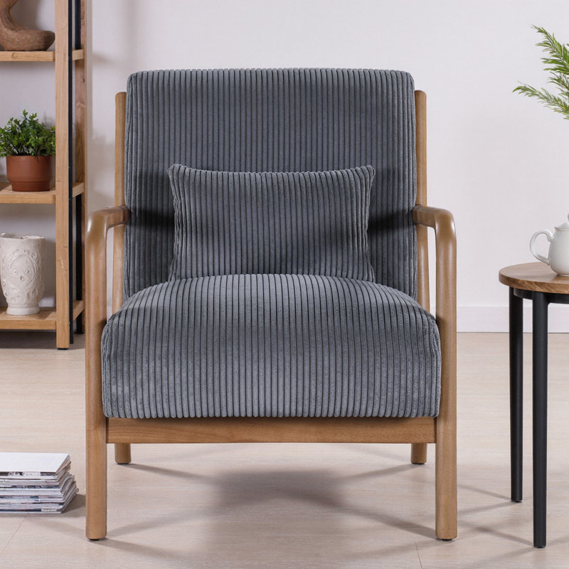 Chaise longue en bois, Gris, Brun