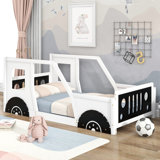 Vatukoula Twin Cars Bed by Zoomie Kids
