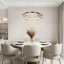 Josse Dimmable Wagon Wheel LED Chandelier