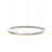 Tania 24-in Integrated LED Pendant Light Height Adjustable ETL Certified Circular Chandelier