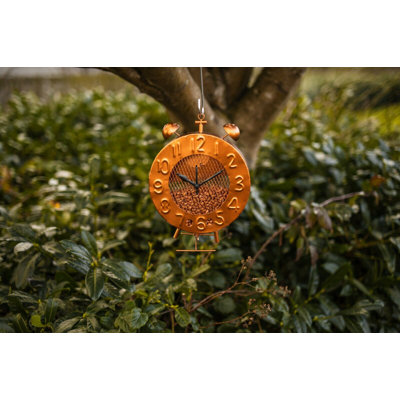 Alonsa Metal Hanging Decorative Bird Feeder
