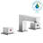 Bonette Widespread 2-handle Bathroom Faucet-29547866