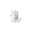 Bougie de forme féminine 4 po