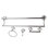Victorian 4-Piece Bathroom Hardware Set