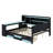 Modern Bed Frame with Built-in Charging Station and Storage Drawers-856530772