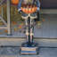 Figurine citrouille et bol de bonbon