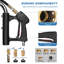 Nettoyeur haute pression 24 pouces avec roues | Accessoire de laveuse électrique pour patio et allée