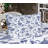 Ambesonne Candy Cane Fitted Sheet & Pillow Sham, Multicolor