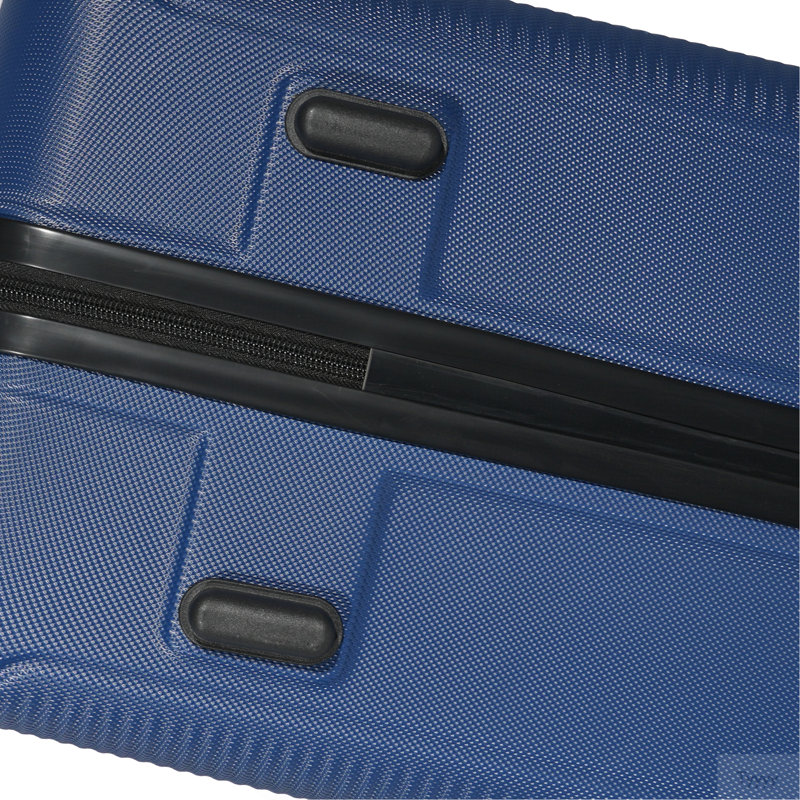 Ensemble de valises 3 pièces Valise légère et durable en ABS avec roulettes pivotantes, verrou TSA, (20/24/28), bleu foncé