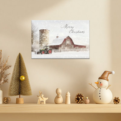 Abiella - Winter Red Barn