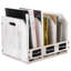 Graven Solid Wood Desk File with Chalkboard Labels Magazine Holder-1995437533