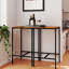Metal Base Dining Table