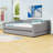 Full XL Linen Upholstered Daybed with Colorful LED Lighting and Pull-Out Twin XL Trundle-1328336631-1328336633