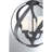 Victorino 3 - Light Steel Dimmable Globe Chandelier