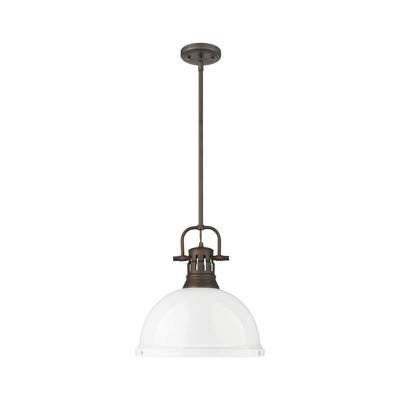 Luminaire suspendu 1 lumière avec tige Bryceton