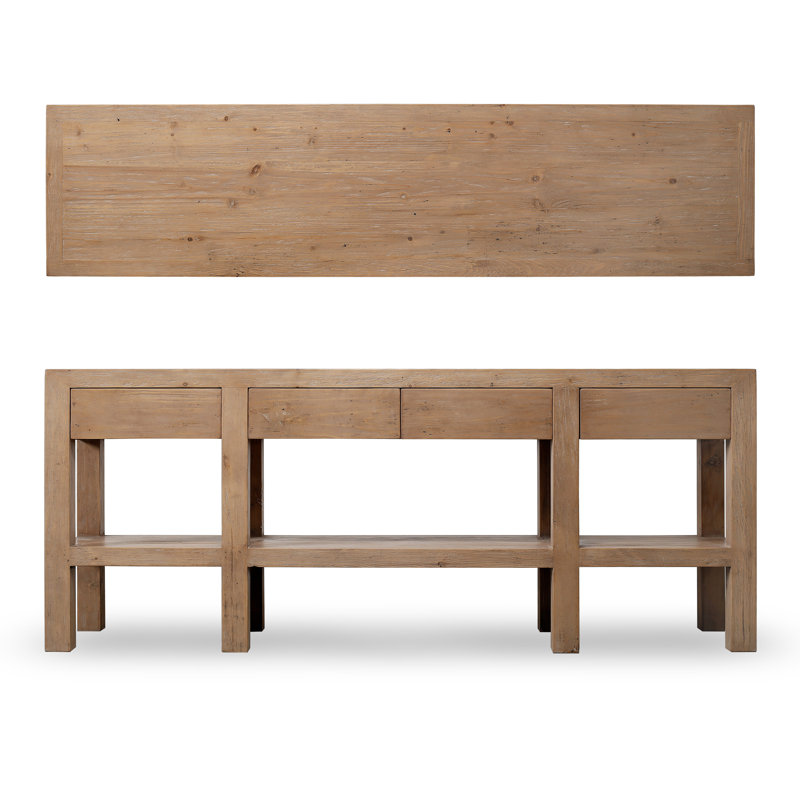 Capri 81.5'' W Solid Wood Console Table
