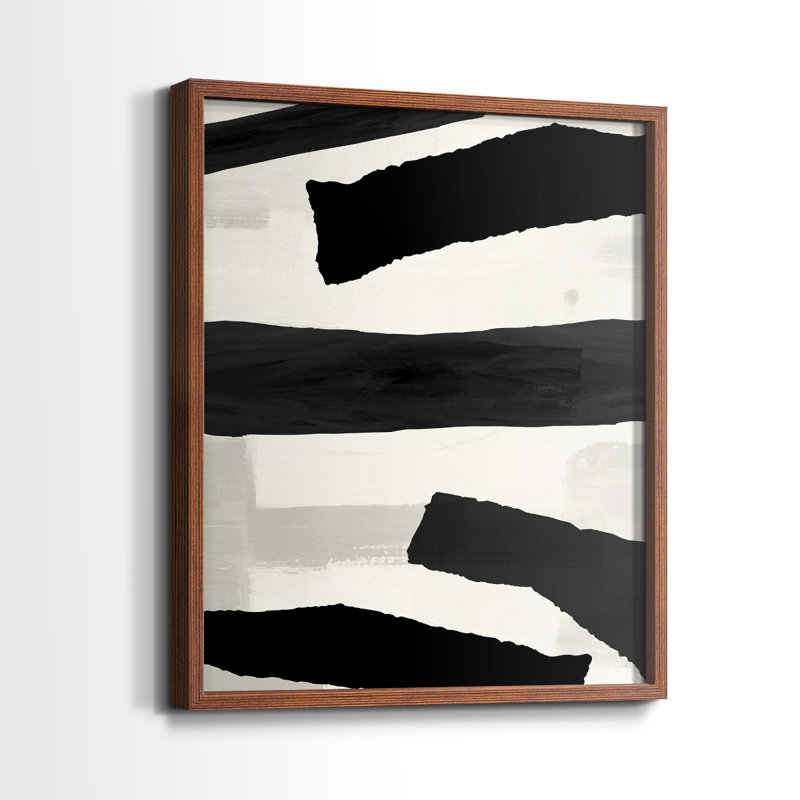 Mountain Paths I Framed Print - Solid Wood, 11" H x 9" W, Walnut