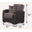 Fauteuil en chenille l 35 po Mears-90959162