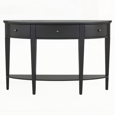 Curvona Modern Console Table with Melaleuca Wood and Ample Storage
