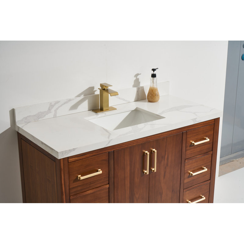 Meuble-lavabo simple avec plateau Robbin 49