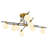8-light Sputnik Semi Flush Mount