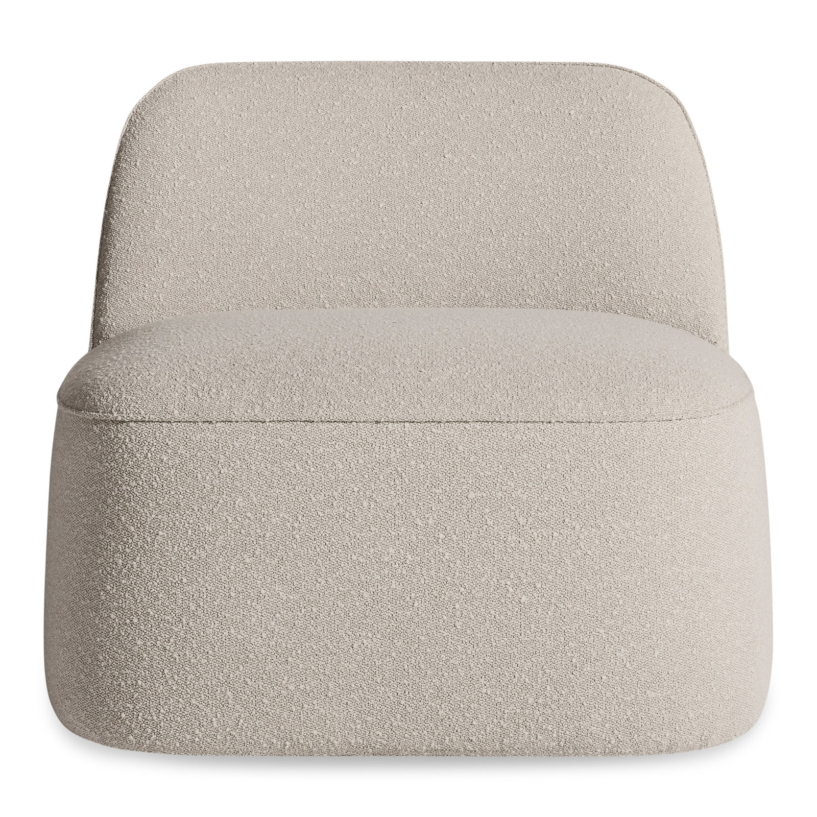 Looksee Upholstered Swivel Side Chair, Kelso Sand