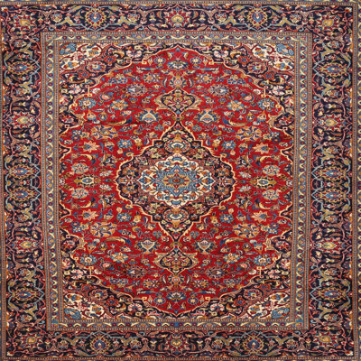 Tapis traditionnel rouge / beige Aymane