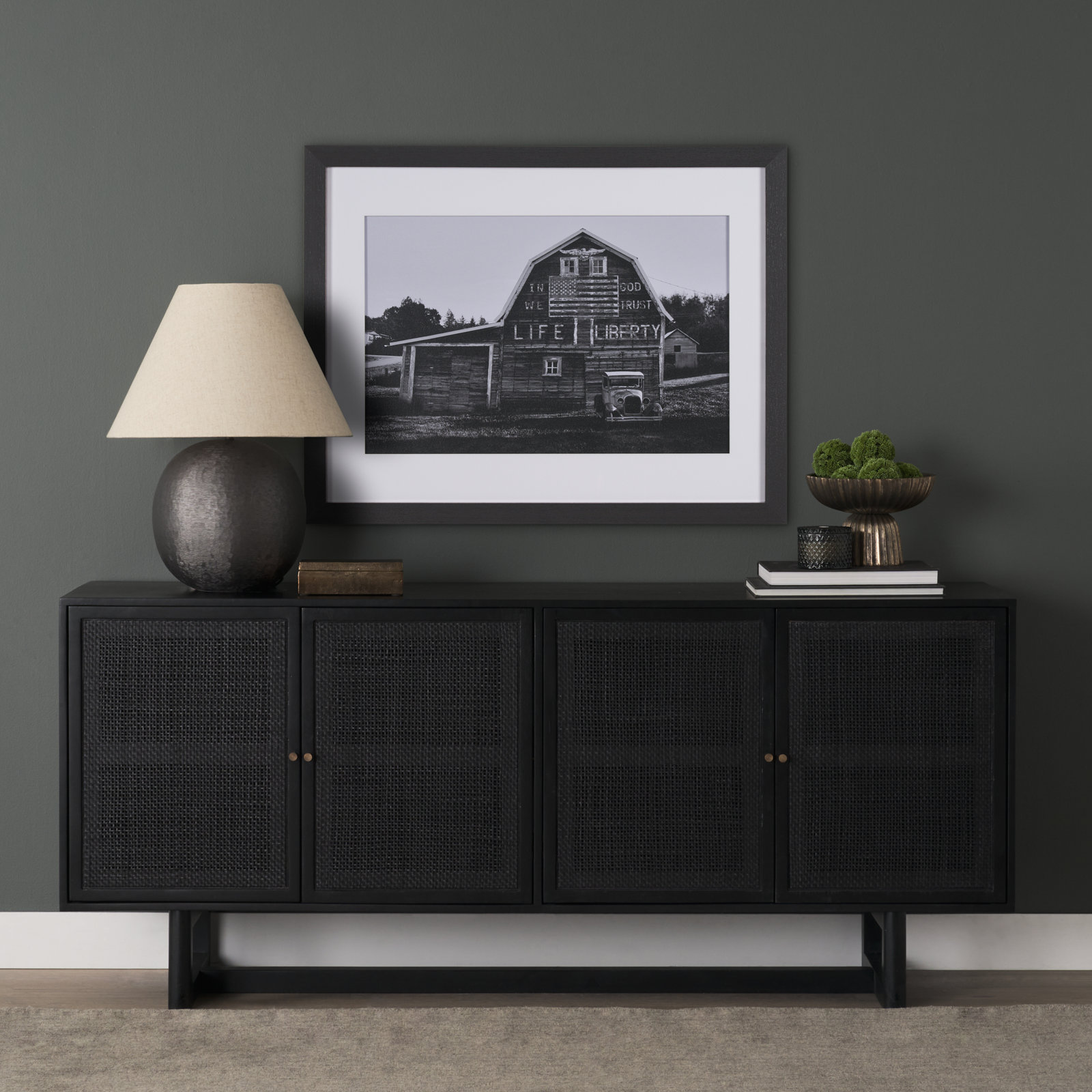 Cinna Mango Sideboard, Black