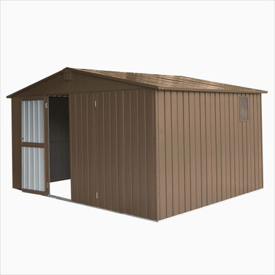 Backyard Storage Shed With Frame & Windows